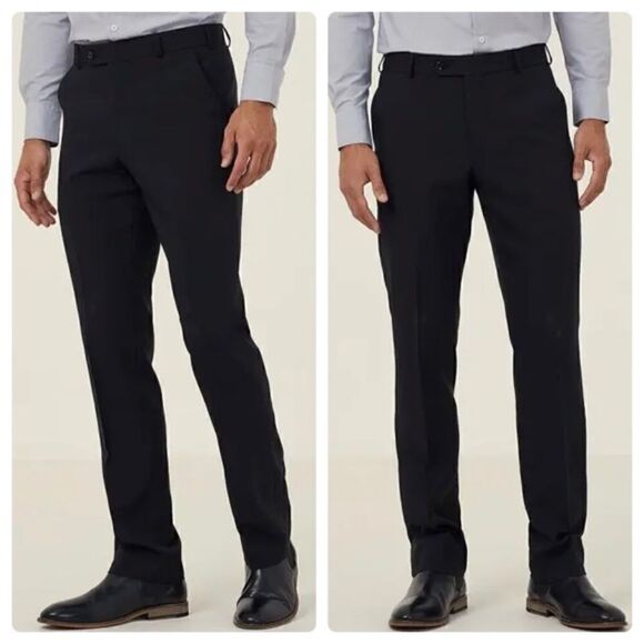 Calvin Klein Black Dress Pants Trousers Size 30 - Picture 1 of 7
